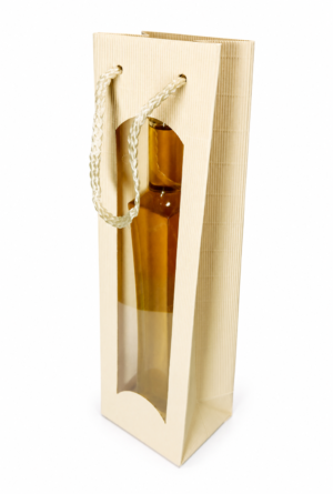 Geschenktasche Creme – Groß